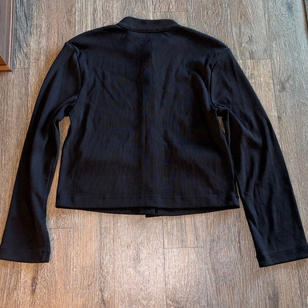 NWOT Ann Taylor 💯 Cotton Lightweight Button-up Jacket Sz Large - Picture 7 of 8
